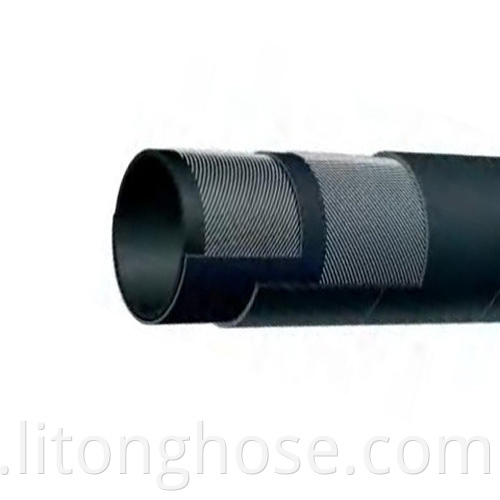 Large diameter material conveying hose